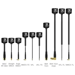 Antena original foxeer lollipop 4 v4 de alto ganho 5.7g 2.6dbi rhcp sma RP-SMA ufl reto/ângulo mmcx para drone de corrida de estilo livre