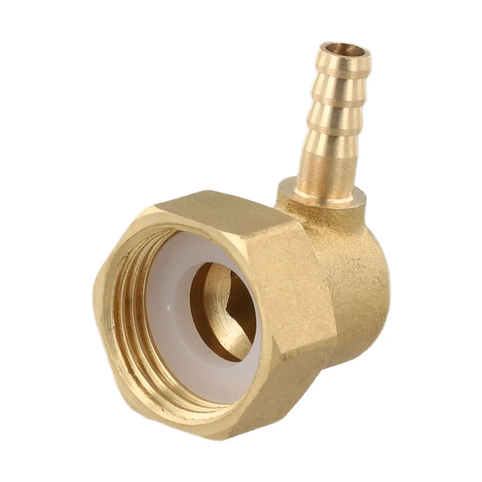 10mm Socket Diameter Hose Barb Connector High Pressure Gas Connection Part Clamp 90 Degree Elbow Secure Connection