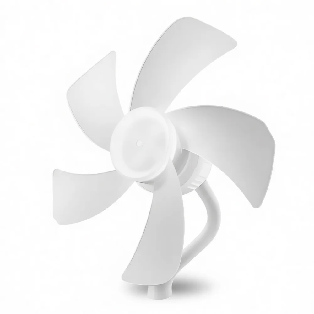 Small Desktop Fan 5 Blades Electric Quiet Air Cooler Mini Ceiling Ventilator Portable Compact Cooling Fan Powered