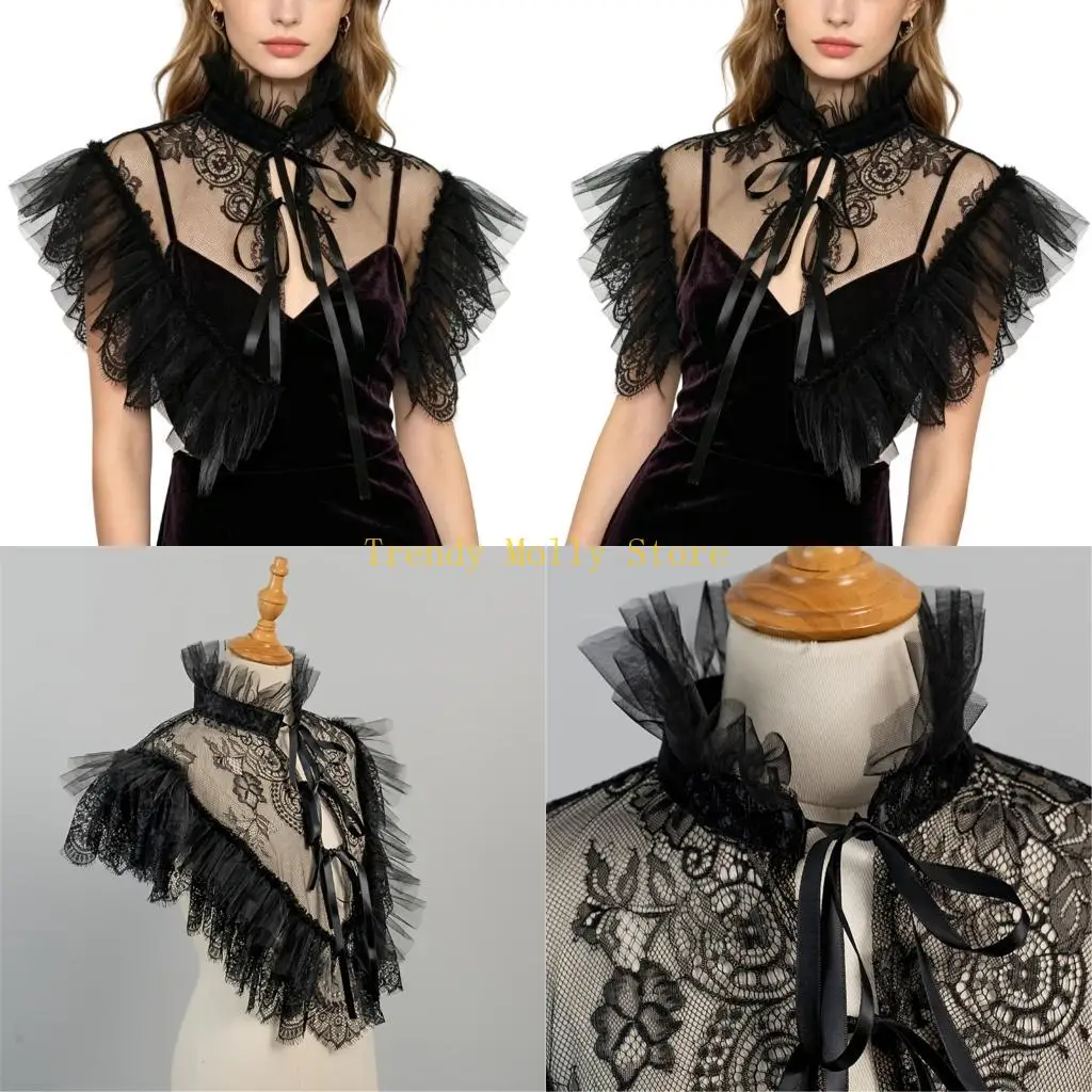 n5kb-adjustable-lace-choker-detachable-false-collar-for-quick-costume-changes