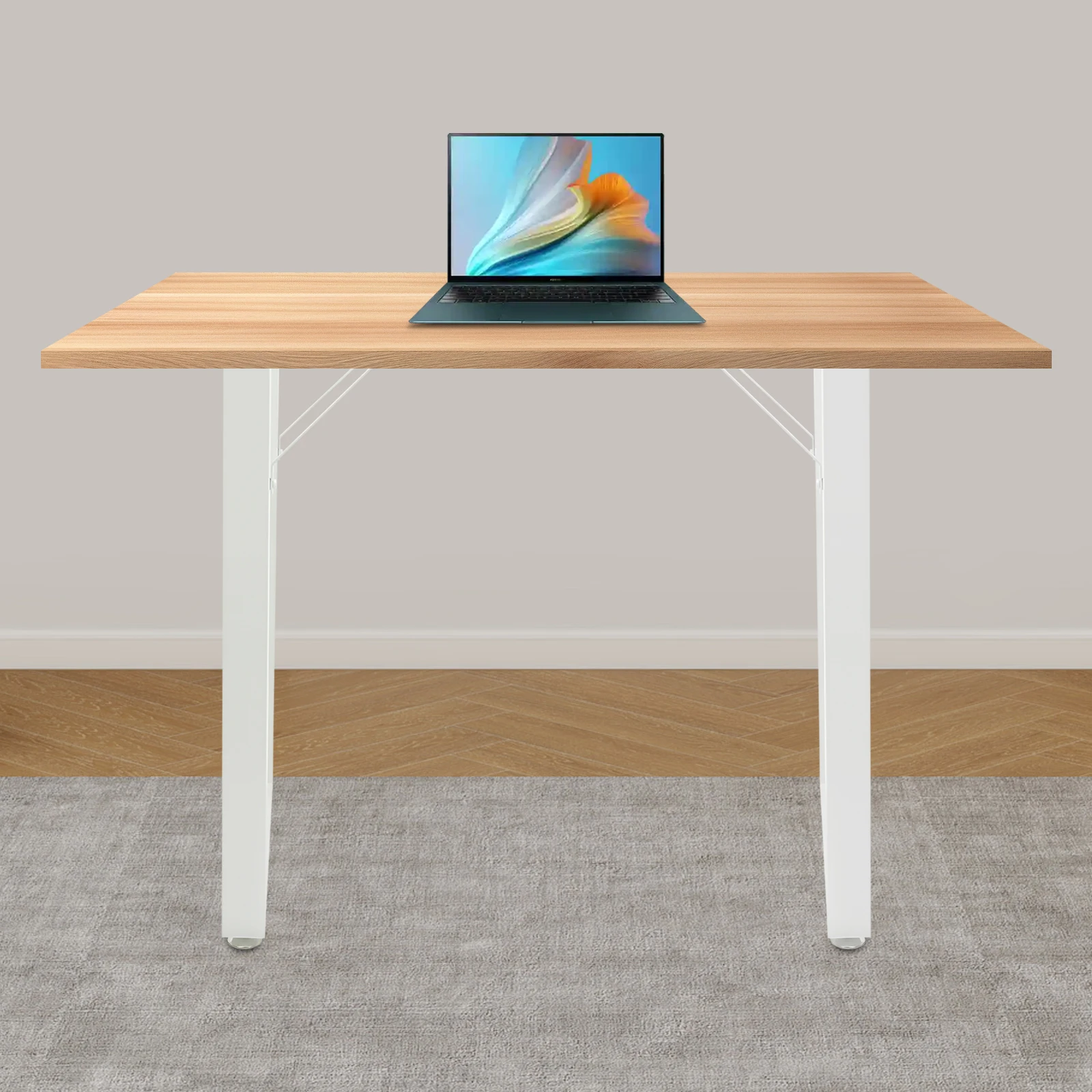 

Rectangular Table Legs 2PCS Desk Legs Metal Dining Table Base Capacity 100kg/220.46 lbs