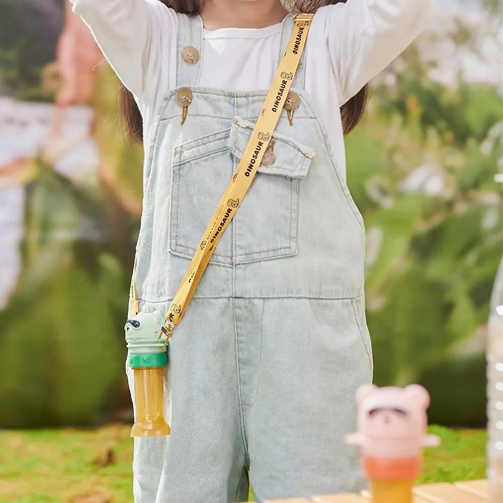 

Silicone Straw Baby Water Bottle Cap With Straw Straw Lid Bottle Replacement Lid Bear Anti Choking Feeding Kid Drinkware