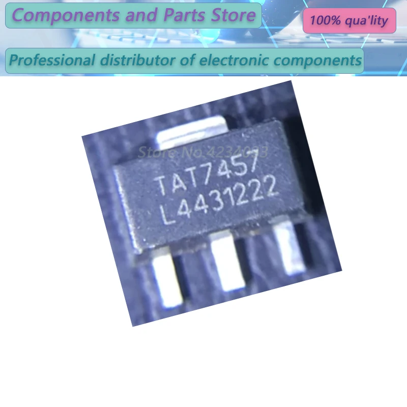 10PCS  TAT7457  TAT745  TAT74  SOT-89  NEW100%   TAT7457