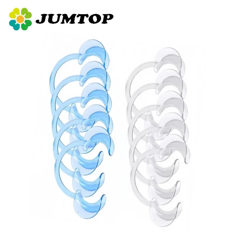

JUMTOP 10Pcs Dental C-Shaped Cheek Retractors Teeth Treatment Mouth Opener Dentist Supplies