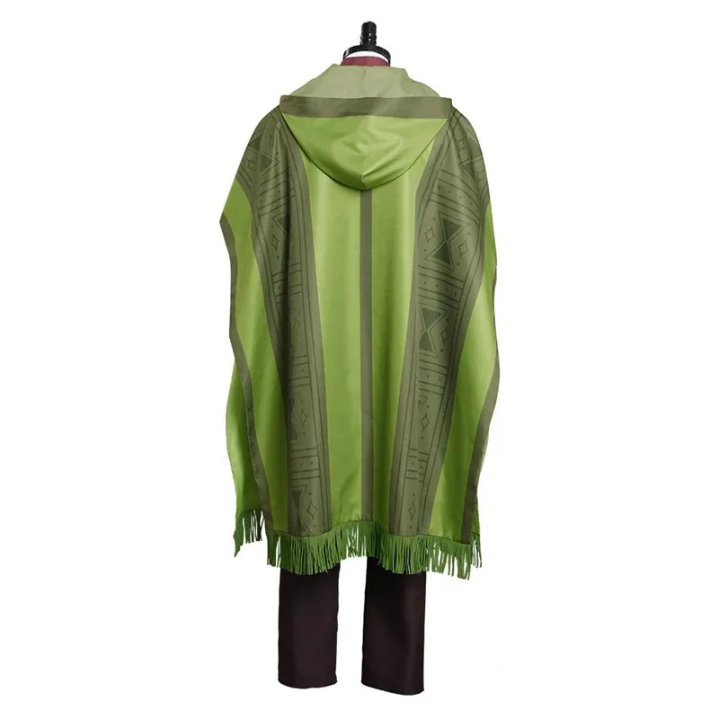 أزياء أنيمي فيلم مادريجال التأثيرية برونو ملابس الكبار يتوهم كرنفال الهالوين عباءة قميص السراويل قلادة البدلة