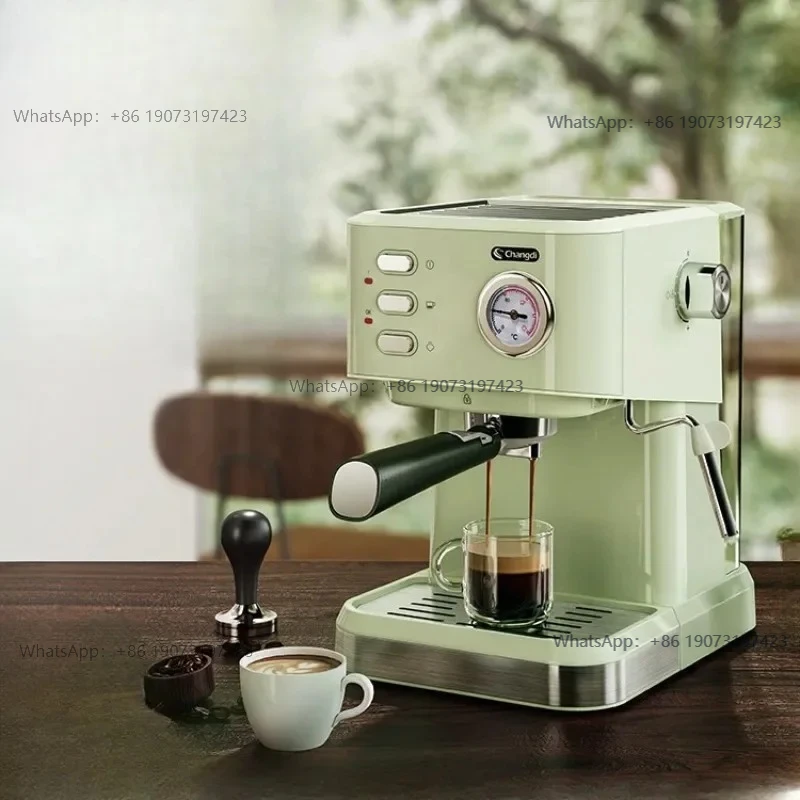 Home Espresso Machine for Beginners Semi-automatic Espresso Machine Small Extraction Coffee Machine Steam Milk Frother Latté