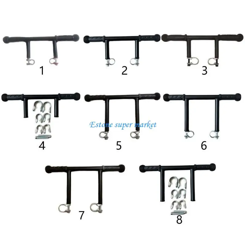 

090B Double Tube Strollers Handle Extender for Tall Parents Compatibility with Various Prams and Pushchairs Durable Design