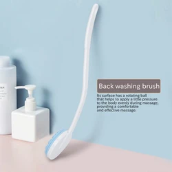 Long Handled Lotion Oil Cream Applicator Head Body Leg Back Bath Brush Scrub Massager Shower Rubbing Brush Bath Supplies Tools