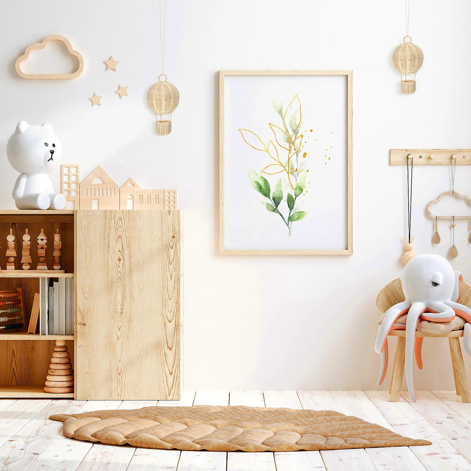 

Rattan Hot Air Balloon Lampshade Lightweight Hanging Lamp Cover Soft Light Indoor Ceiling Light for Home Restaurant