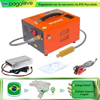 NUOGE 110V/220V potencia compresor de aire PCP 4500Psi 30Mbar bomba aceite/alta presión sin agua aplicable a botella de buceo