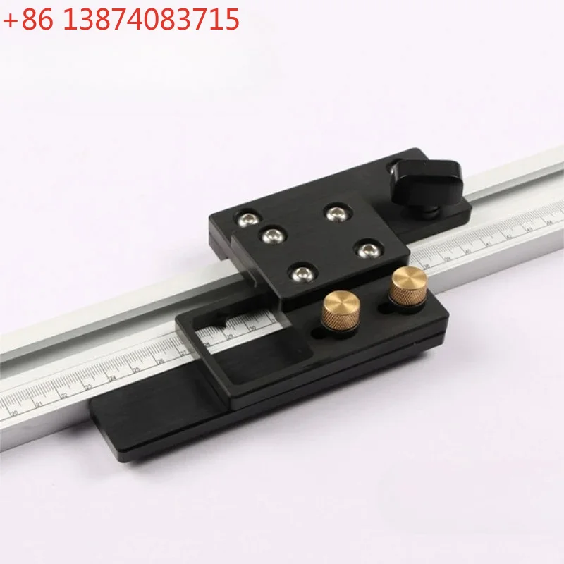 Miter Saw Station Stop and Circular Saw Guide Rail Track and Table Stop, Woodworking