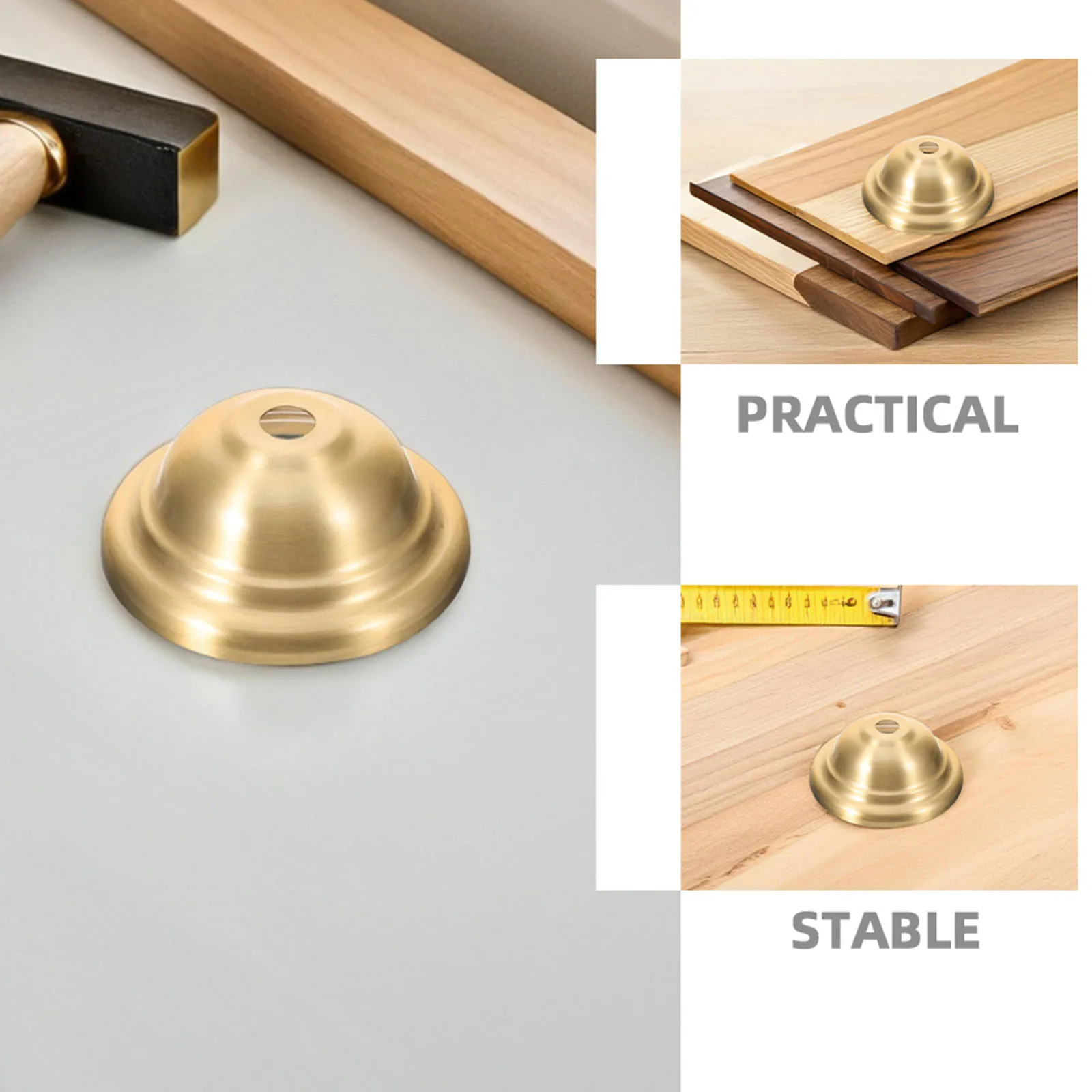 Cubiertas de dosel de techo de latón, Base de lámpara, placa de luz colgante para lámpara decorativa, accesorios de remate, 4 Uds.