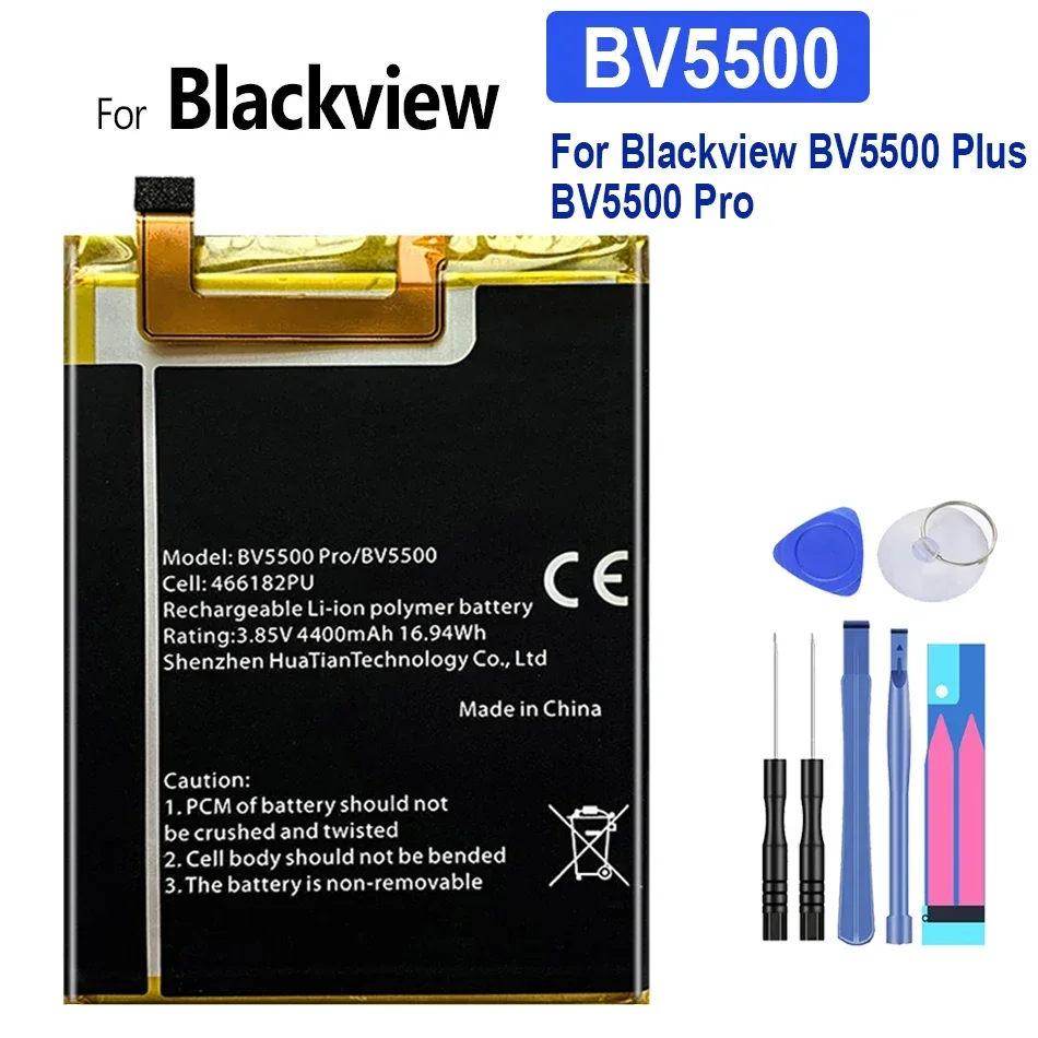 Batteria da 13000 mAh per Blackview BV6000 BV6600 BV6800 BV6900 BV7000 Pro BV8000 BV9000 BV9500 BV9600 BV9700 BV9800 BV9900