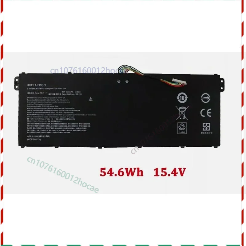 

AP19B5L Battery For Acer Aspire 5 A515-56 A515-55 A515-44 SF314-42 3550mAh 15.4V Fast ship