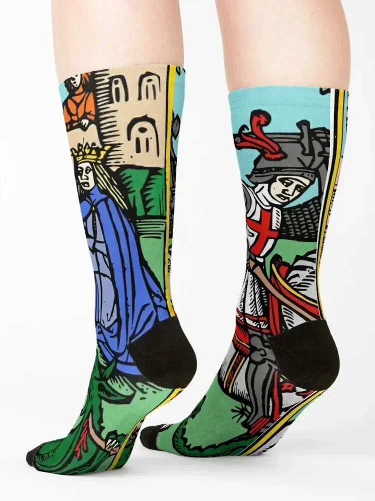 St George - Patron Saint of England Socks happy Thermal man winter Men's Antiskid soccer Men's Socks Luxury Women's