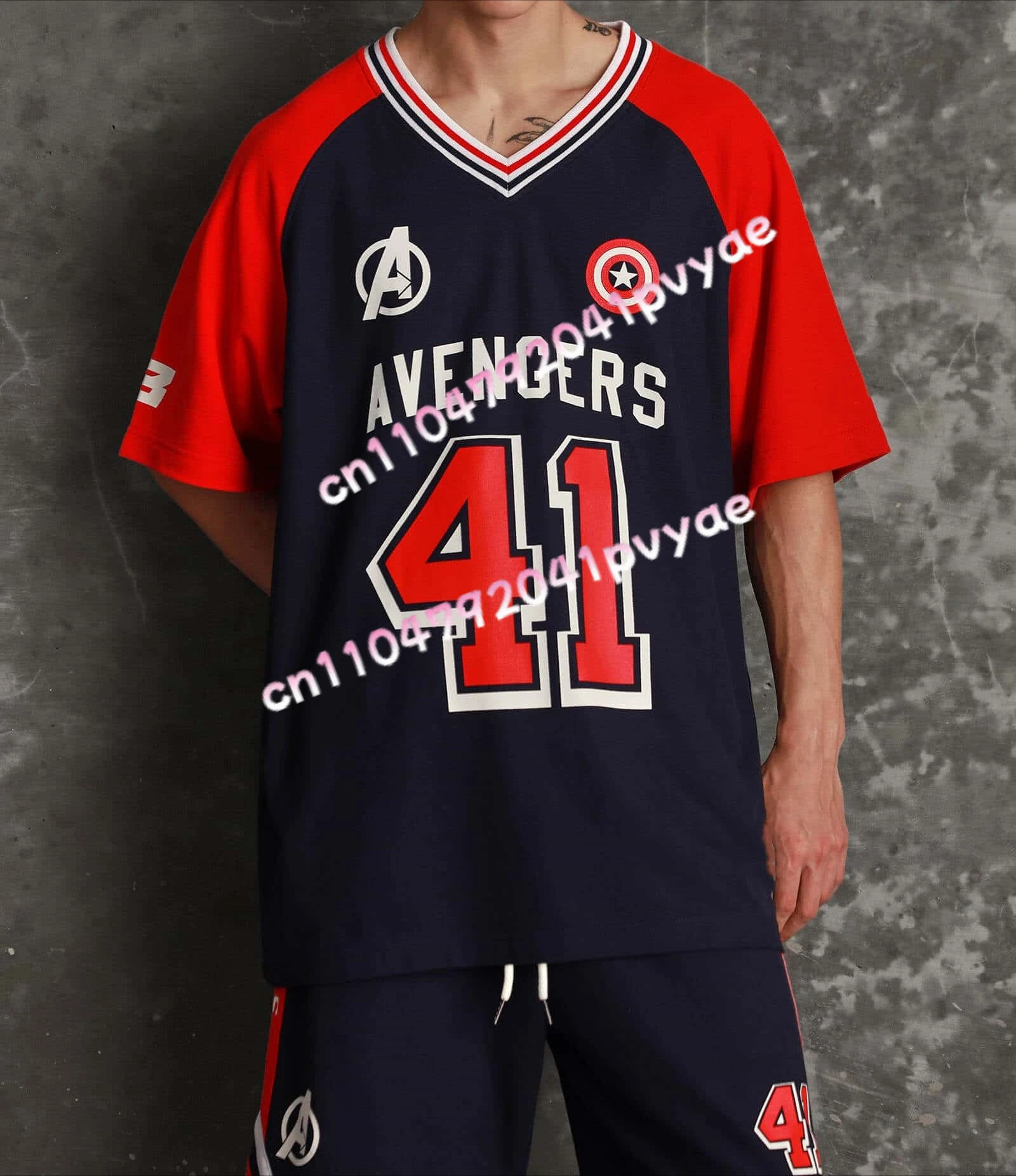 

New Marvel Avengers 3D Printed Men's and Women's Short Sleeved T-shirt Street Fashion Breathable Quick Drying Jersey Style Top