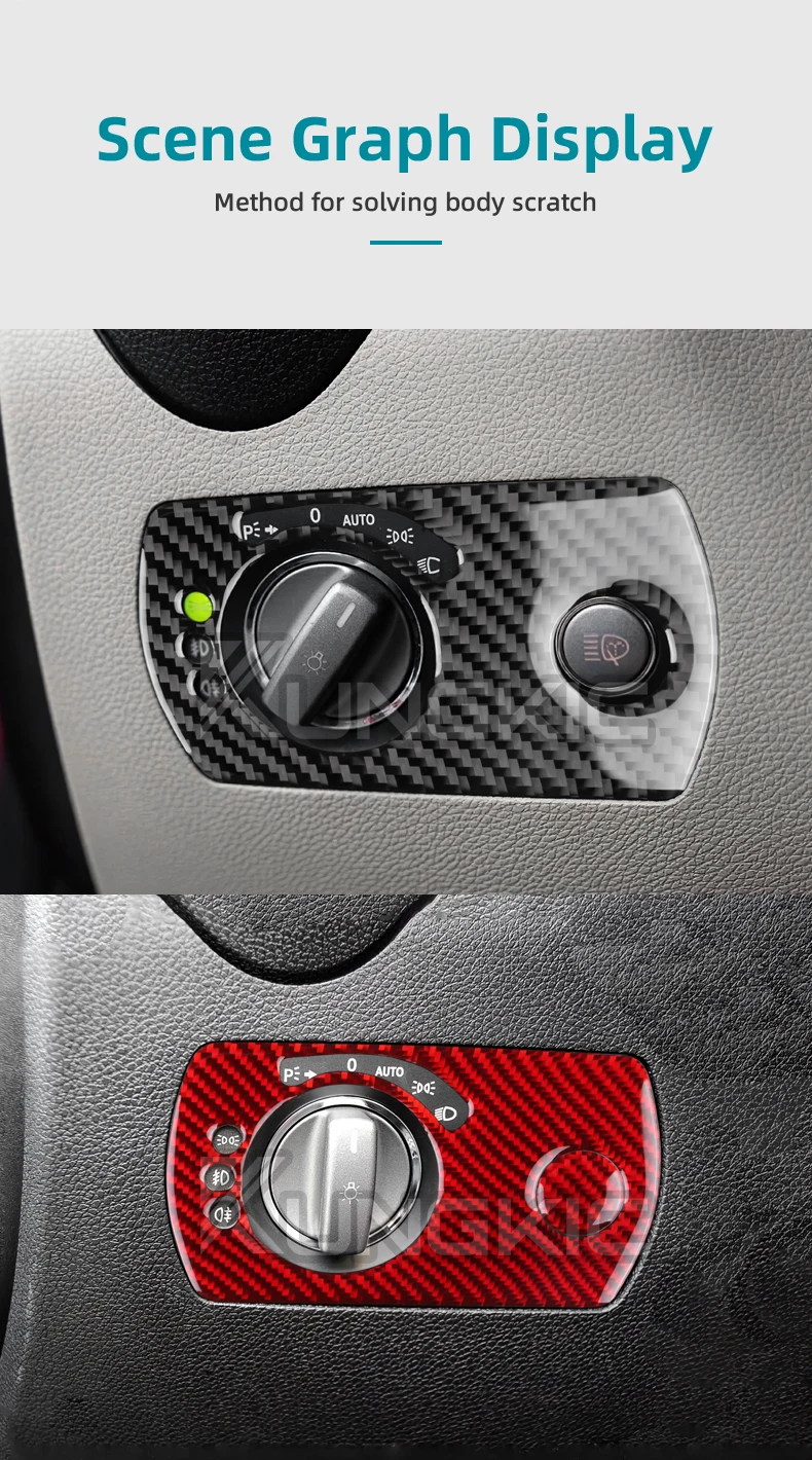 Echte weiche Kohlefaser für Mercedes Benz SLK R171 2004 2005 2006 2007 2008 2009 2010 Kit erhältlich Aufkleber Trim Zubehör – Detail 9