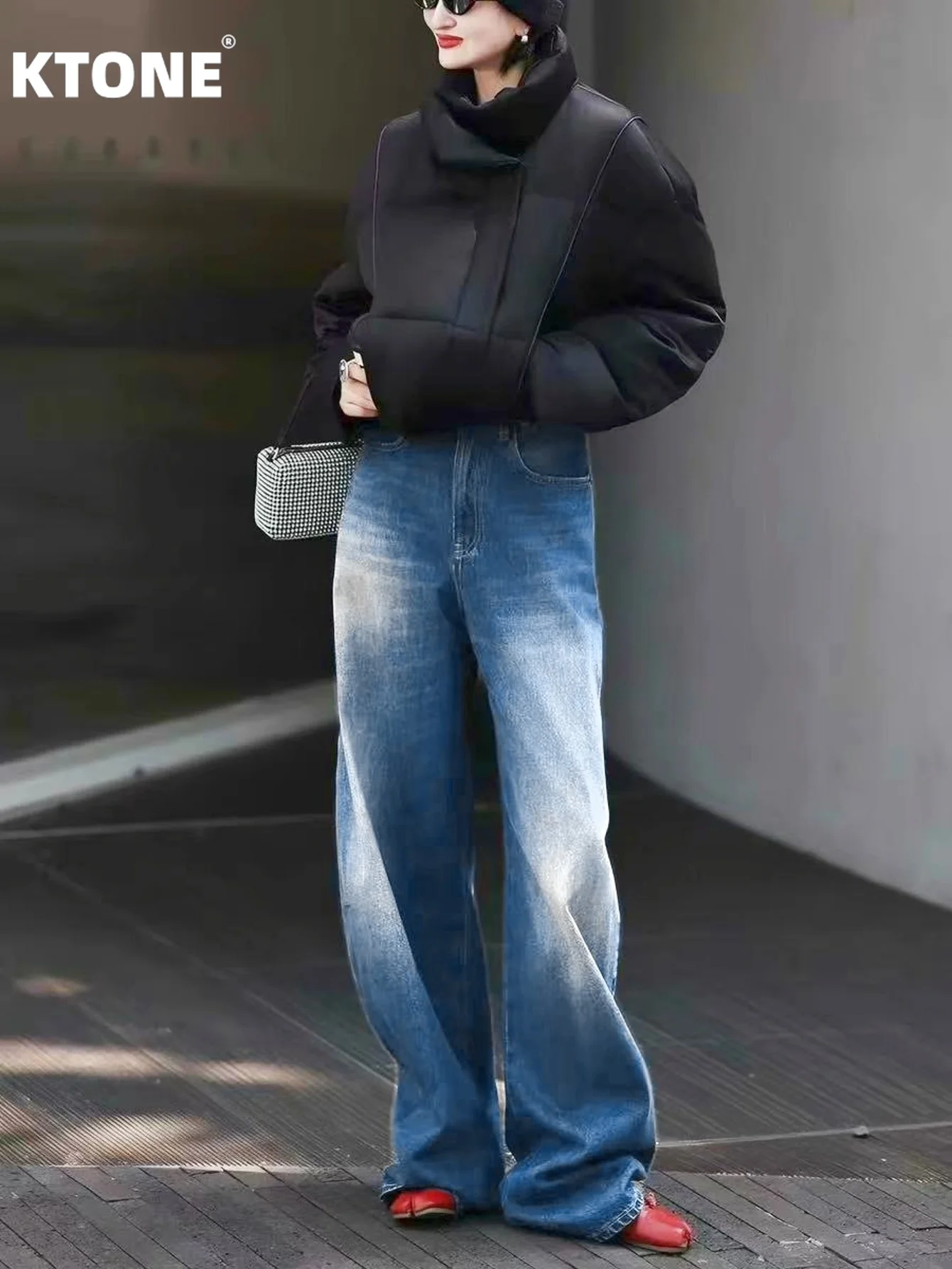 

Y2K drip blue jeans for man, original slim casual, versatile daily streetwear denim pants JEANS pants for woman