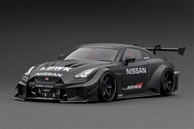 

IG 1:18 LB-Silhouette WORKS GT Nissan 35GT-RR Carbon GT wing Black Model Car