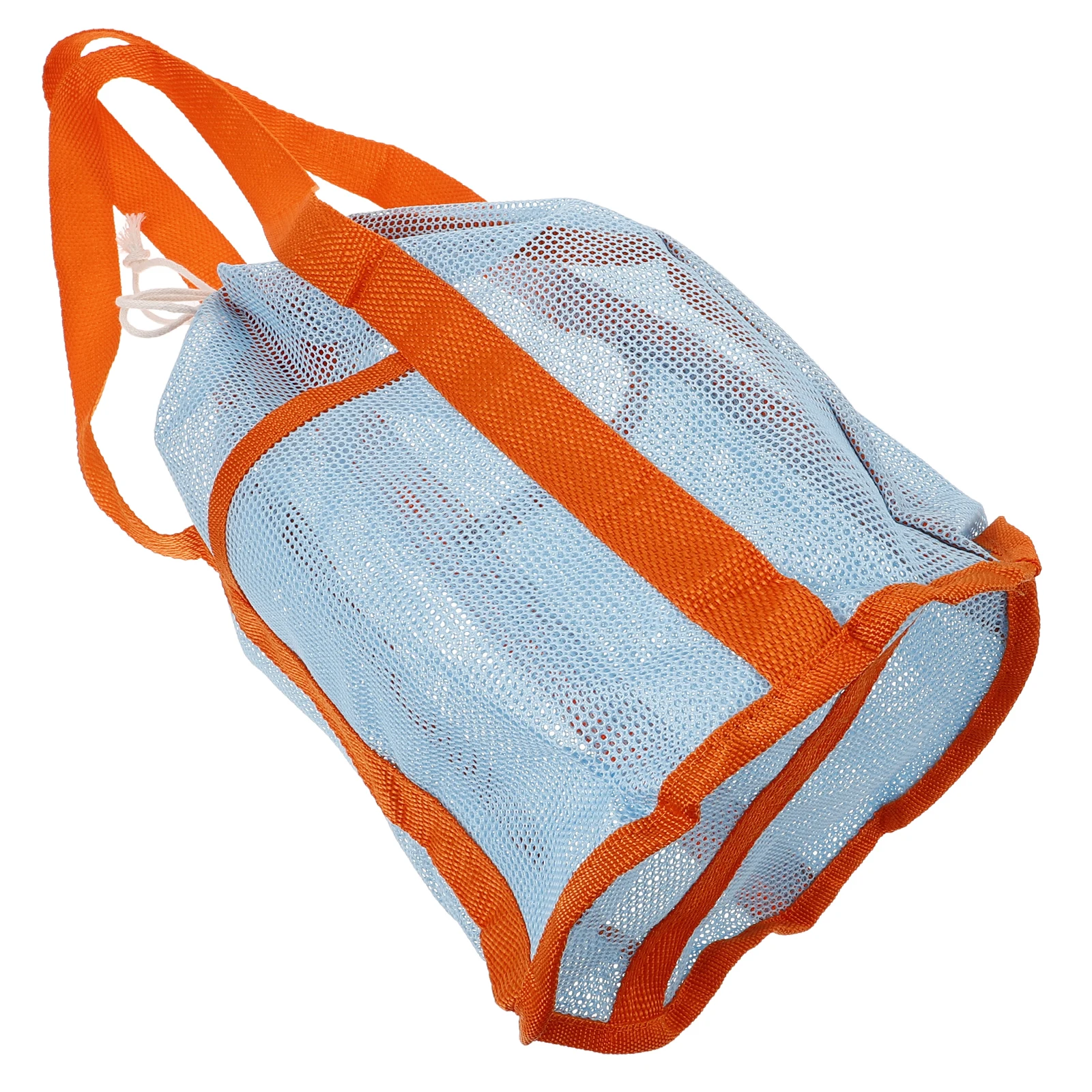 Bolsa de almacenamiento de juguetes de playa, bolsas de malla con cordón para niños, juguetes de nailon para niños