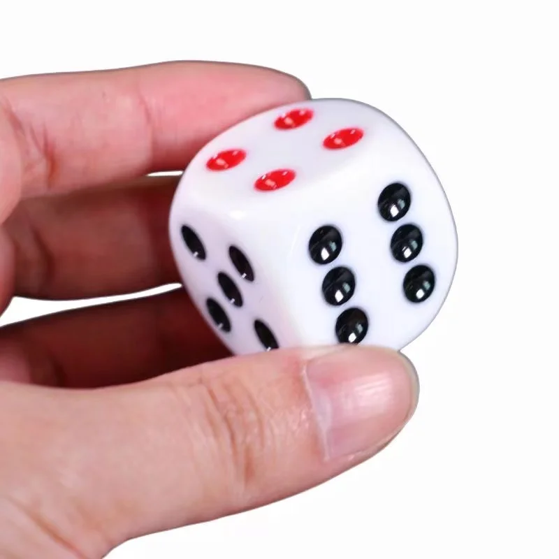 1PC Resin Dice 30mm Big Cube Round Corner Dot Dice 3cm Game Accessories Entertainment High Quality Boutique