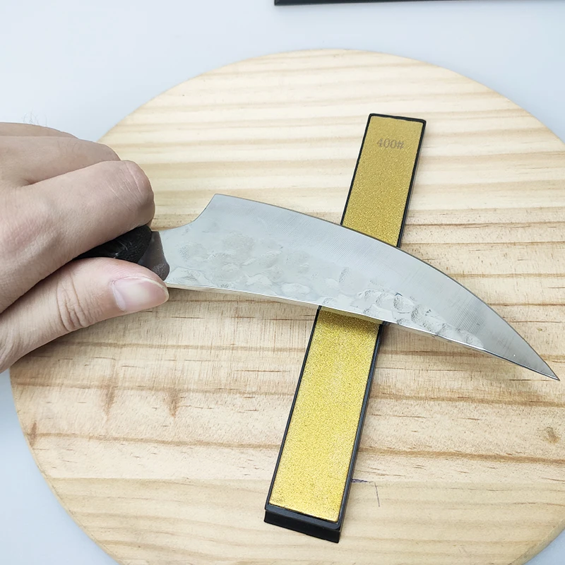 Golden Diamond Stone Knife Sharpener Diamond Whetstone Grinding Tool Sharpening for Knives Bars Cutting Edge Correction Stone