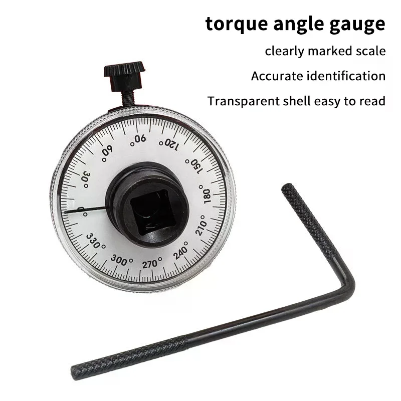 Torque Wrench Torquemeter Dial Hand Tool Auto Service Equipment Garage Calibrated In Degrees Automotive Tools Car Repairing 1PC