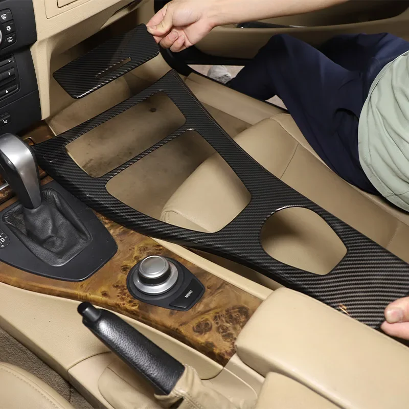 

Накладка на центральную консоль (рамка переключения передач) из ABS-пластика под карбон, серебристая, для BMW 3 серии E90 E92 E93 2005-2012, аксессуар для автомобиля (для леворульных авто)