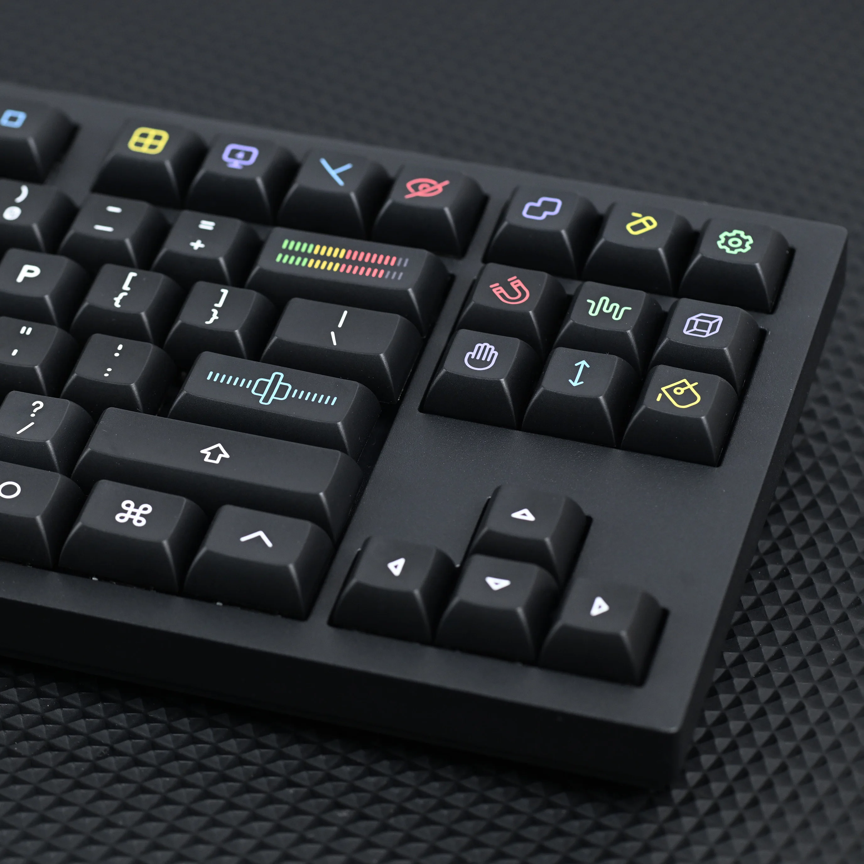 Material PBT personalizado da altura do Keycap KAM do playground duas cores