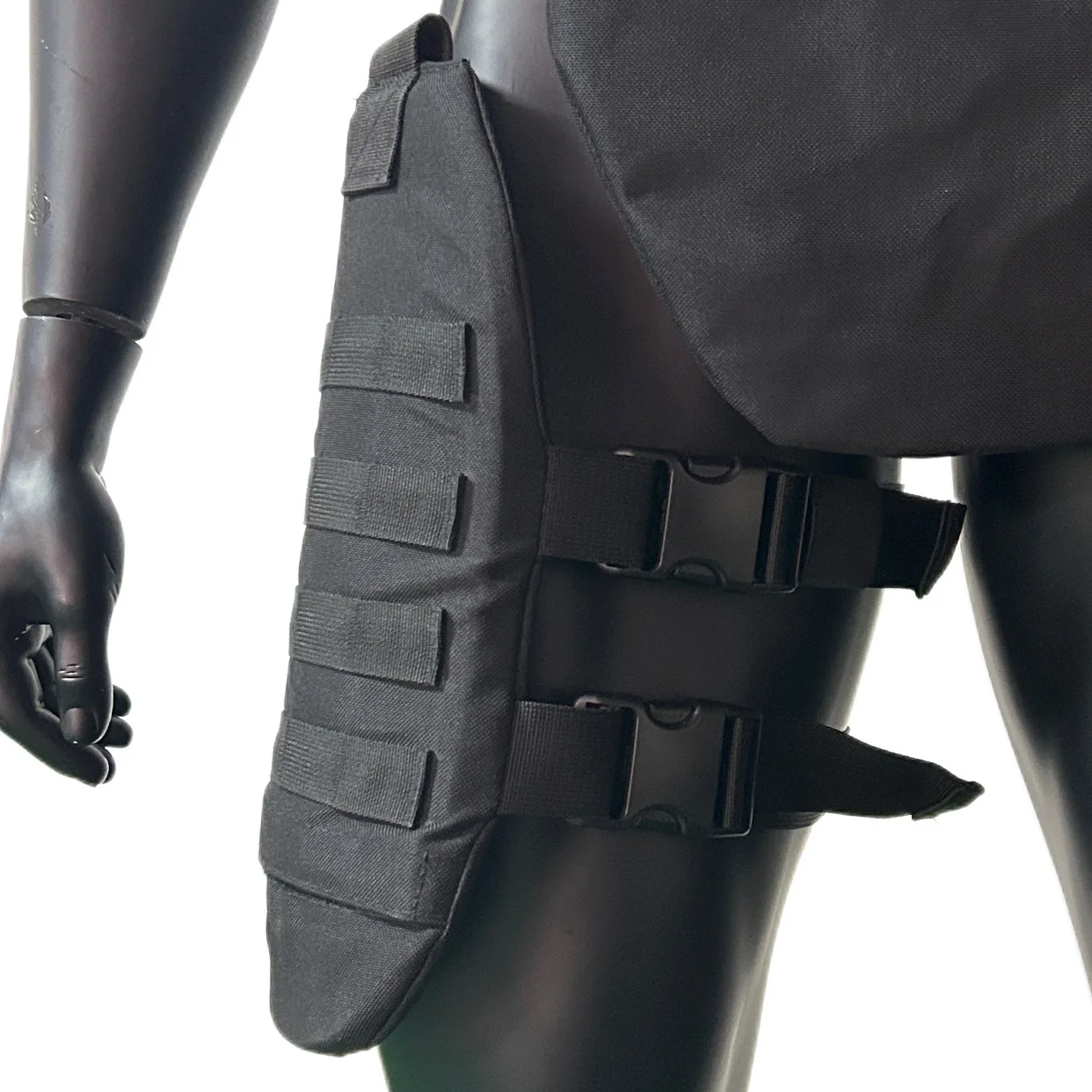 1 زوج 10 مللي متر إيفا Legguard امتصاص الصدمات معدات الحماية الأمنية التكتيكية الساق هدفين حقيبة