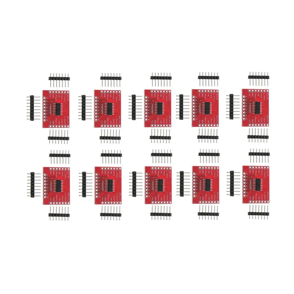 74HC595 Breakout Module Shift Register Board Red Plastic Electronic Component for DIY Electronics