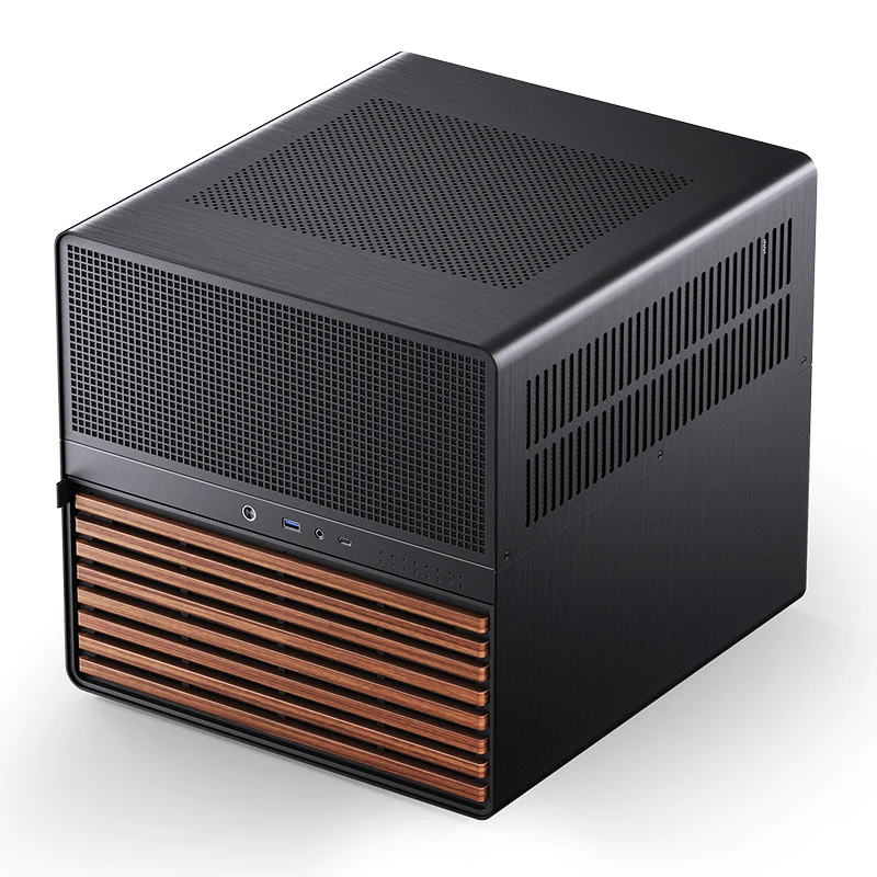 ファン付きJONSBO-N5 nasケース,240水冷デスクトップシャーシ,itx,M