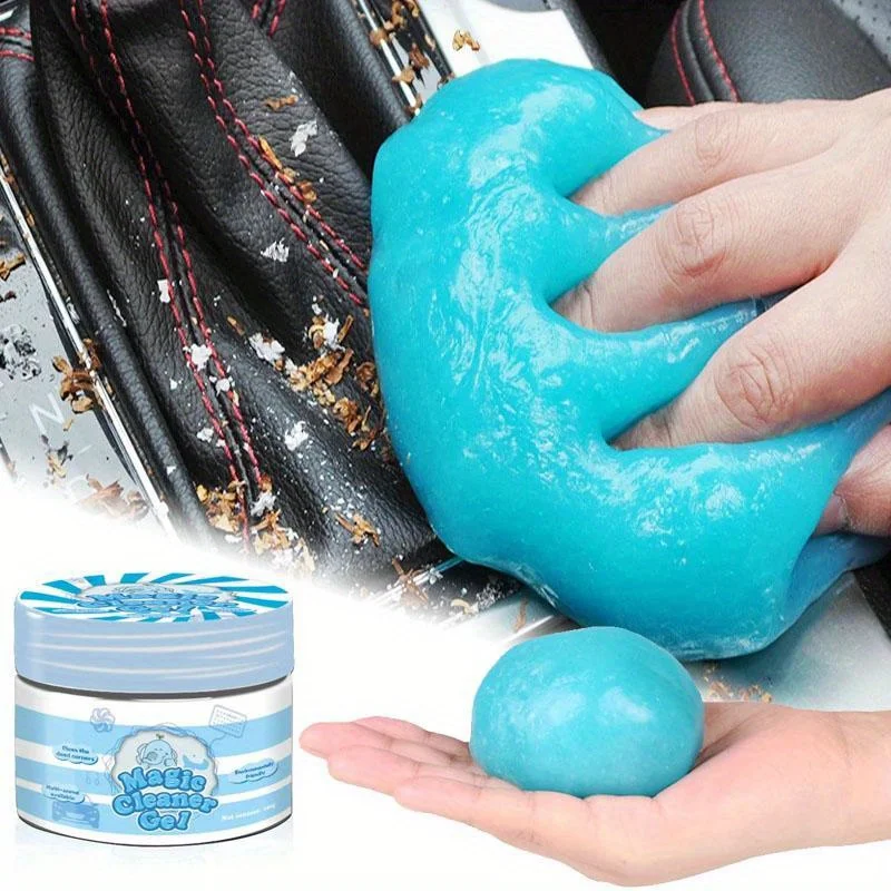 160gHigh Efficiency Dust Remove Gel Car Interior Clean Magic Mud Universal Household Keyboard Desk Cleaning Tool Car Accessories