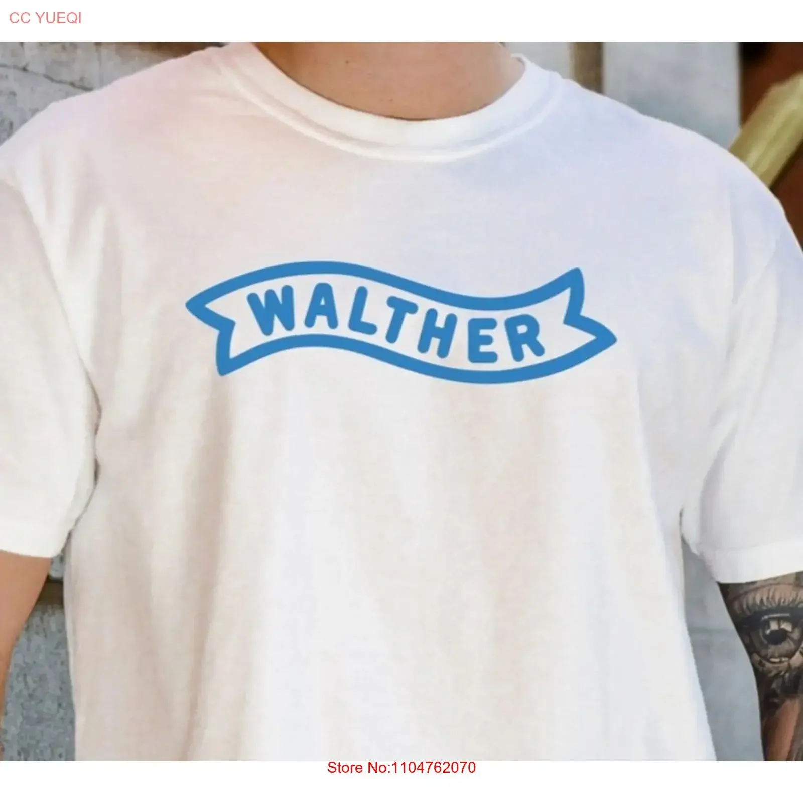 Walther Arms T Shirt 2nd Amendment Guns Firearms on Premium vintage Washed fashion Slightly streetwear Stylish Soft Comfortable