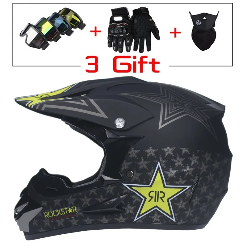 Dirt bike helmet male and female couples mountain downhill MX motorcycle racer DOT full helmet four seasons breathable