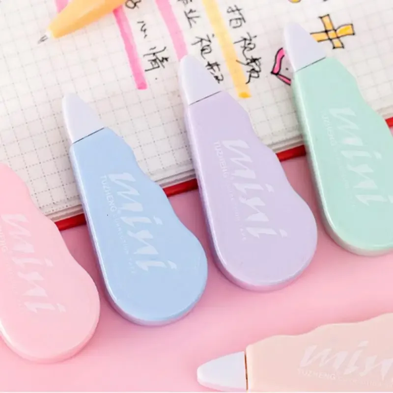 Piece Cute Kawaii Macaron Correction Altered Tools School Office Corrector Stationery Kids Sweet Novelty Supplies