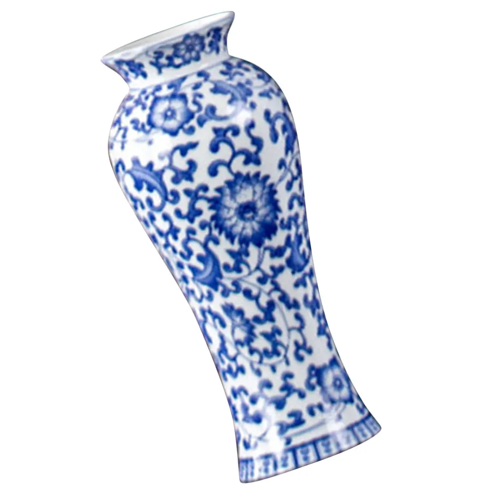 

Vintage Ceramic Vase Elegant Chinese Style Flower Holder Home Decoration Tabletop Vase for Dried Flowers and Bouquets