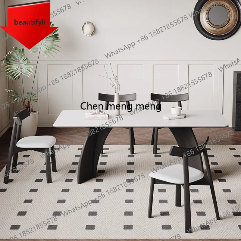 

A55 Современный Роскошный Обеденный Стол Центр Прихожей Скандинавские Бакалея Дизайнерский Обеденный Стол Портативный Итальянский Деревянный Muebles Домашняя Мебель