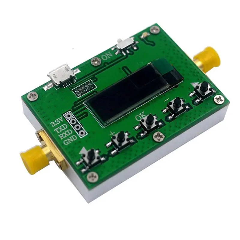 2026 New 6Ghz Digital Attenuator 30DB 0.25DB Step OLED Display RF Module For RF Ham Radio Amplifier Power Level Easy To Use