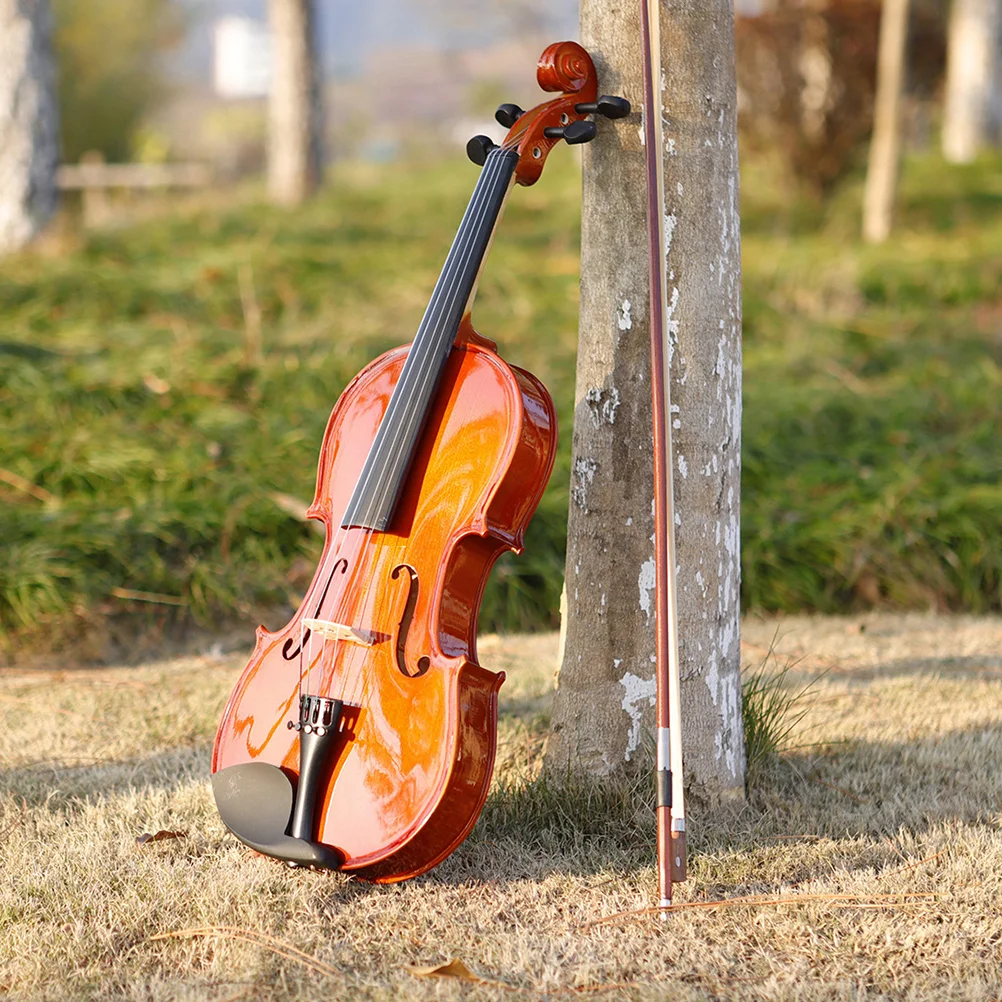 

1 Set of Musical Instrument Toy Violin Adornment Realistic Violin Ornament Photo Prop Decor 6-string music instrument