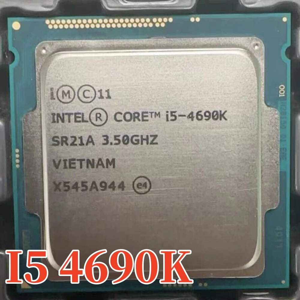 

Original Intel Core I5-4690K SR21A CPU 3.50GHz 6M 84W LGA1150 Quad-core Desktop I5 4690K processor Free shipping