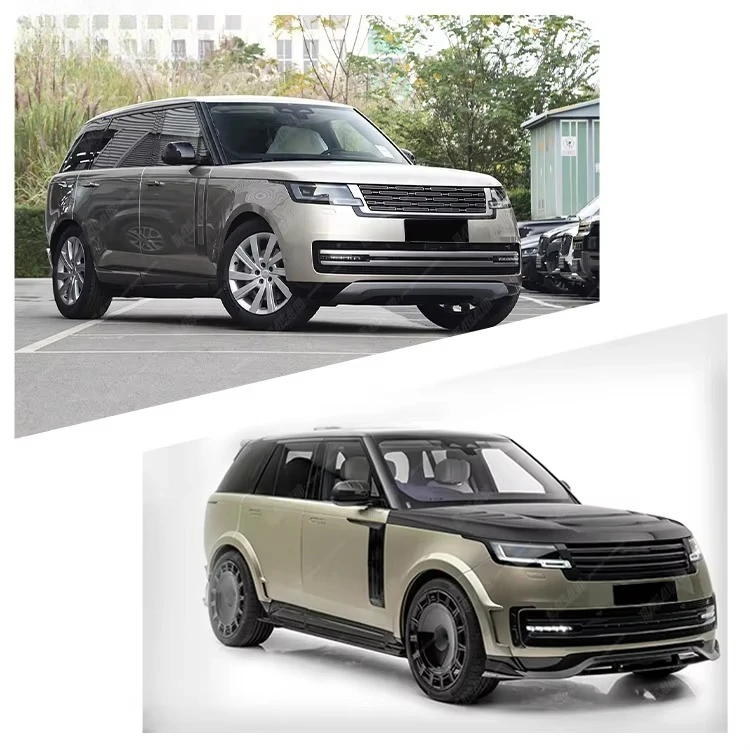 High Quality M-Body Kit Auto Parts Range Rover Front Lip Rear Diffuser Cover Side Skirt Body Kit