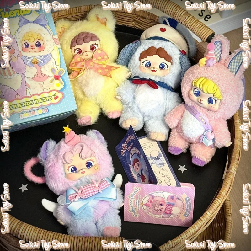 

Новая оригинальная серия Puffynose Friends Memo, модная игрушка, слепая коробка, загадочная коробка, коробка-сюрприз, милые детские фигурки на день рождения, подарок