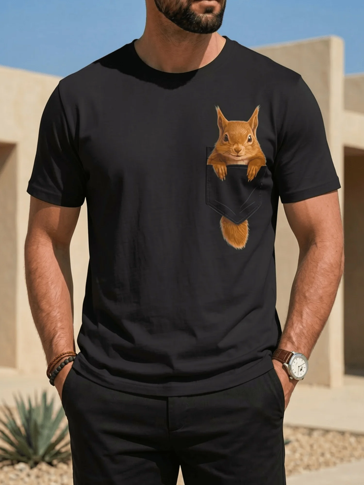 Cute Squirrel Funny Gifts for Men Women Teen T-Shirt