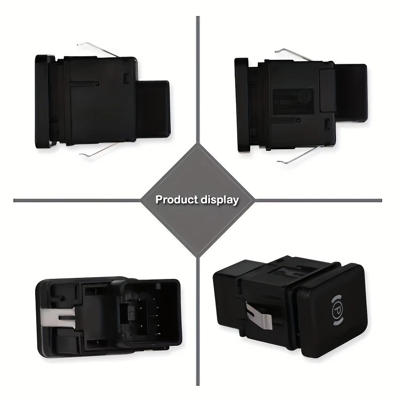 OEM 3C0927225C for VW Passat B6/B63C Handbrake Button EPB Electronic Parking Brake Switch with 4-Wire Connector