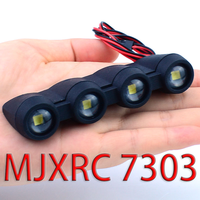 MJX Simulation Front Spotlight Hood Light for 1/7 Hyper Go MJXRC 7303 C3 Remote Control Car Off-road High Speed RC Cars Truck