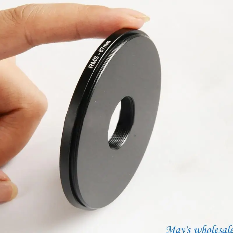 Lentille d'objectif Microscope en aluminium, filetage RMS vers anneaux adaptateurs M42/49/52/58/62/67 448A