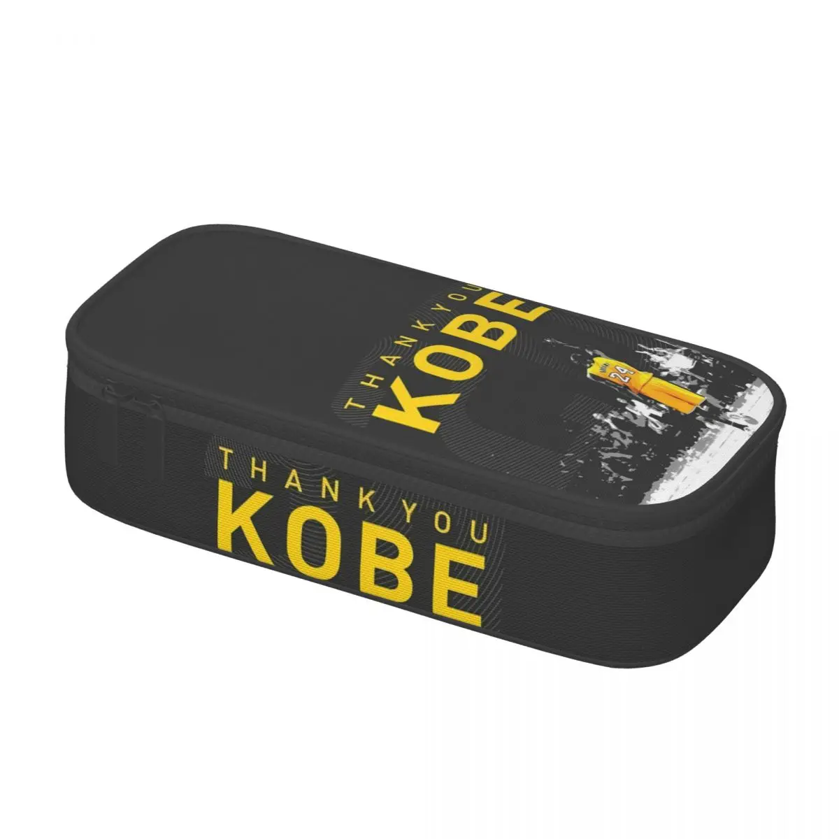 K-Kobe Bryant Forever Vertical Retractable Pencil Case Pencil Bag Zipper Pencilcase Large Capacity Pencil Pouch