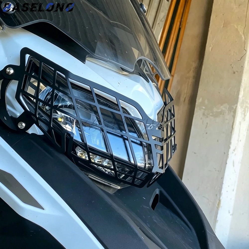 

For Benelli TRK 502 502X 2018 2019 2020 2021 2022 2023 Motorcycle Accessories Headlight Head Light Guard Protector Cover Grille