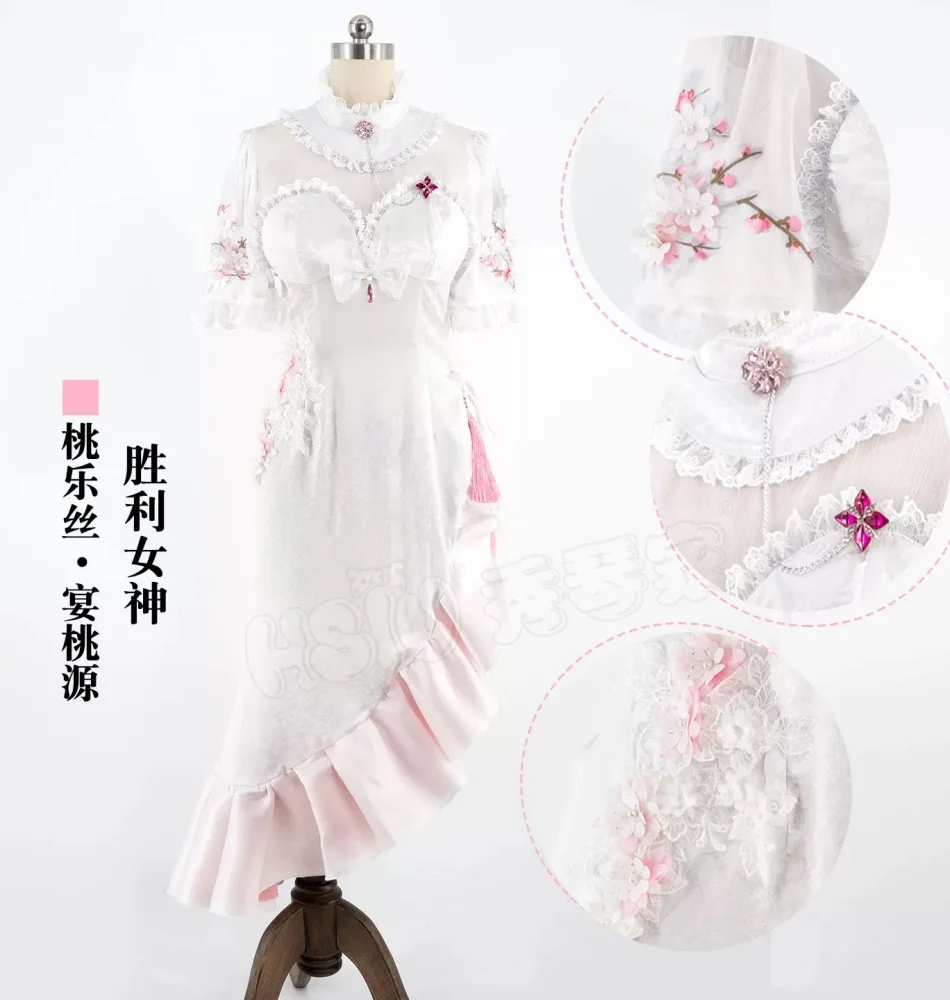 GODDESS OF VICTORY: NIKKE Dorothy Cheongsam Косплей Костюм Cos Game Аниме Вечеринка Униформа Хэллоуин Играть Ролевая Одежда Одежда